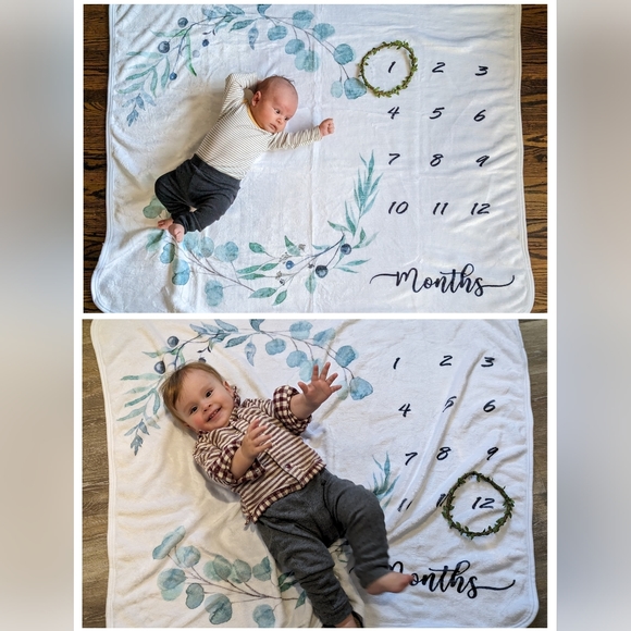 fundich Other Baby Milestones Blanket Gender Neutral Poshmark